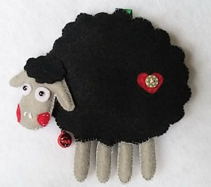 black sheep from felt